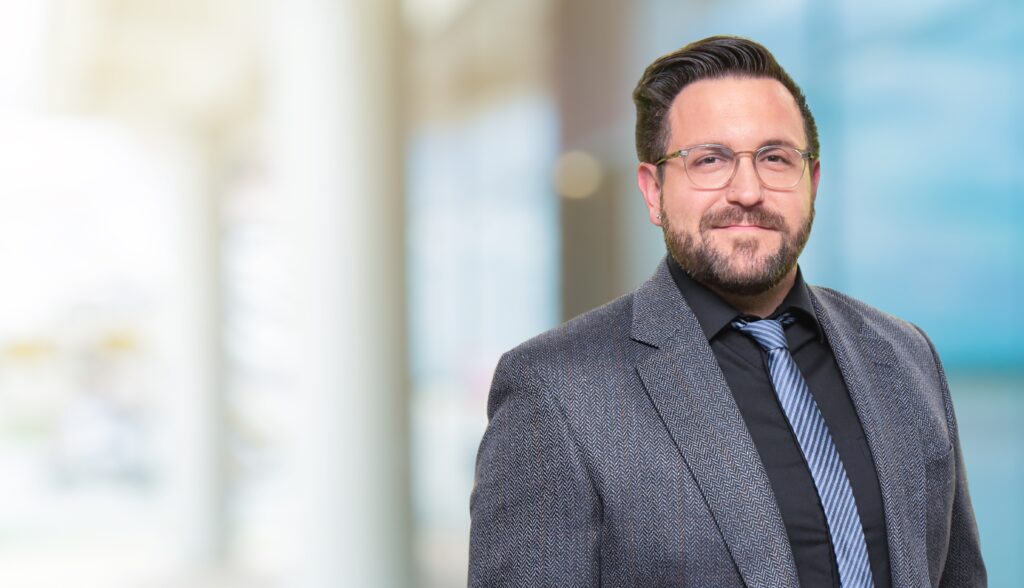 Professional headshot photo of Cody Vaughn of Smith Debnam Attorneys at Law
